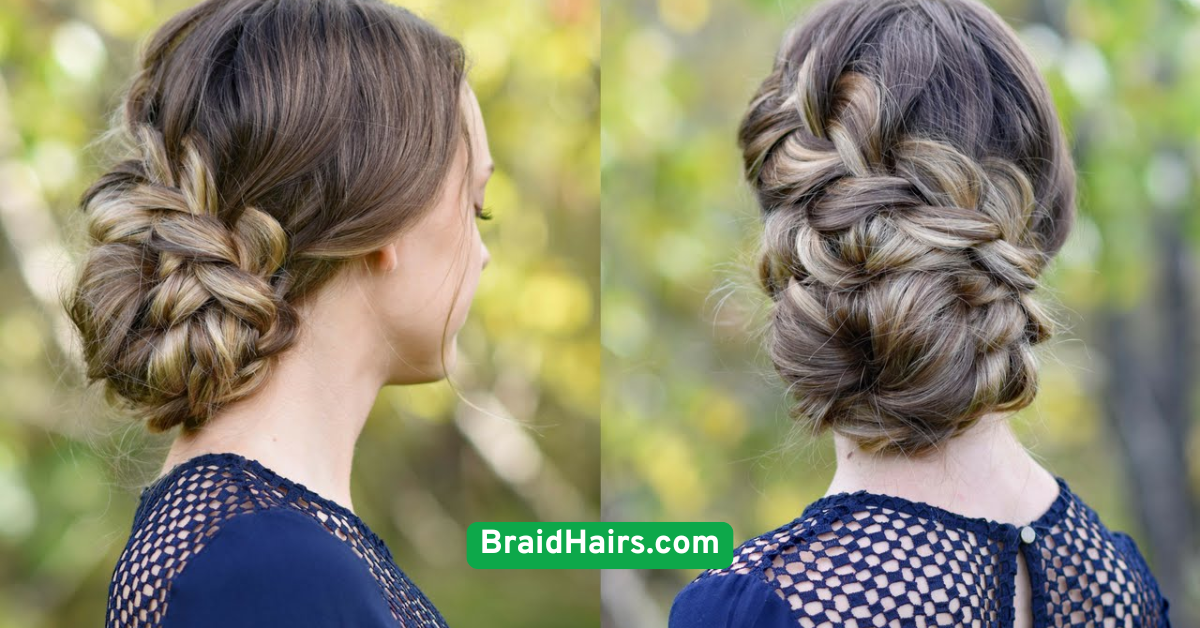 Dutch Braid Updo