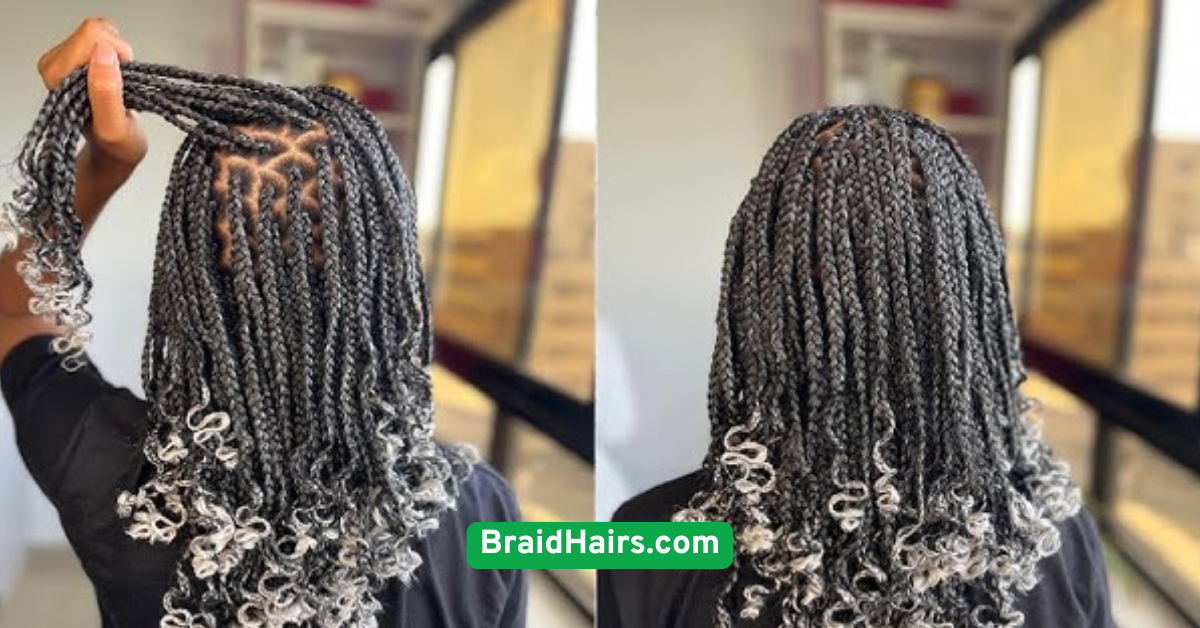 Box Braids with Beads