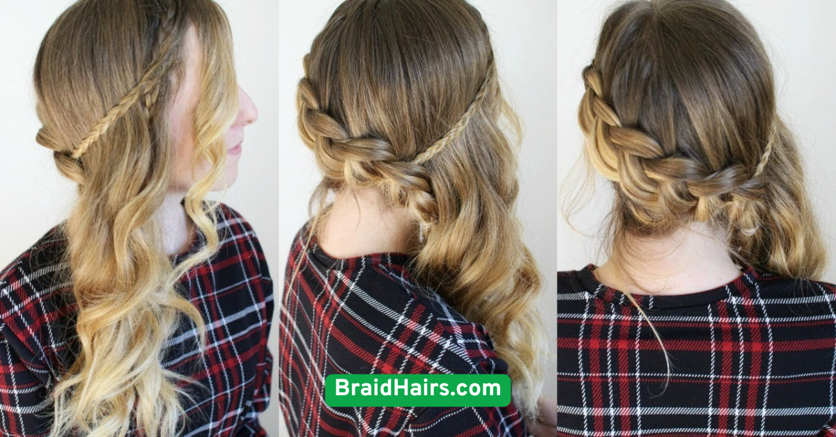 The Half-Up Braided Crown