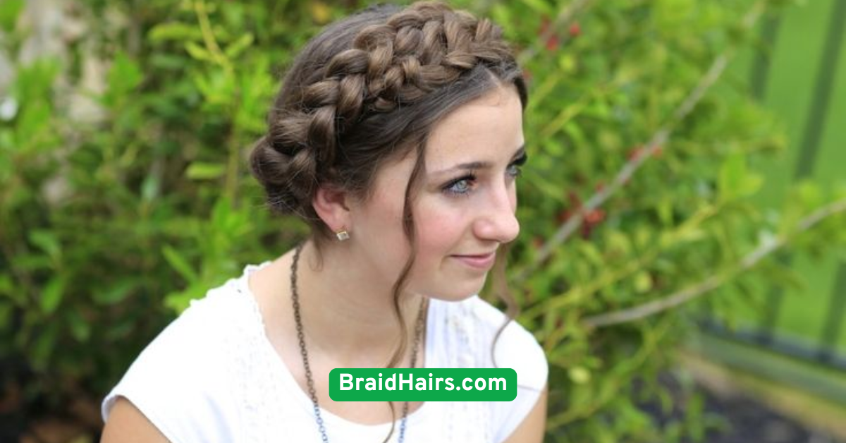The Messy Milkmaid Braid