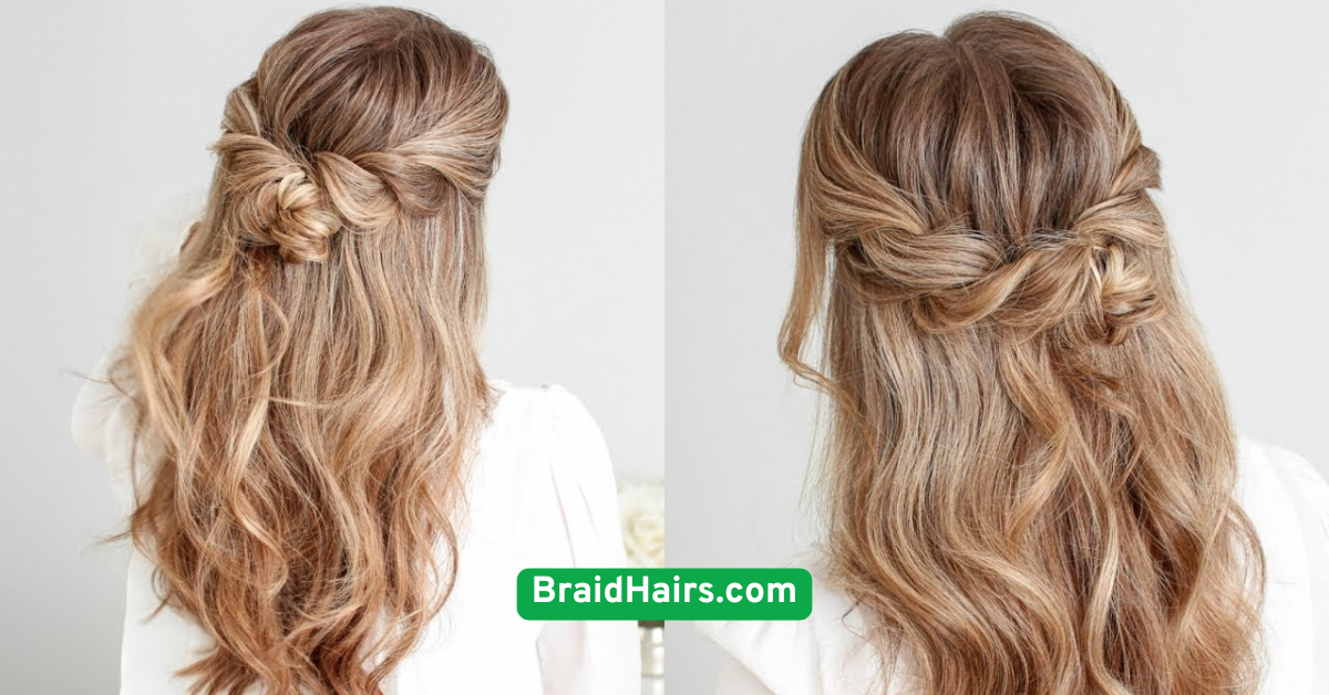 Half-Up Braided Twist