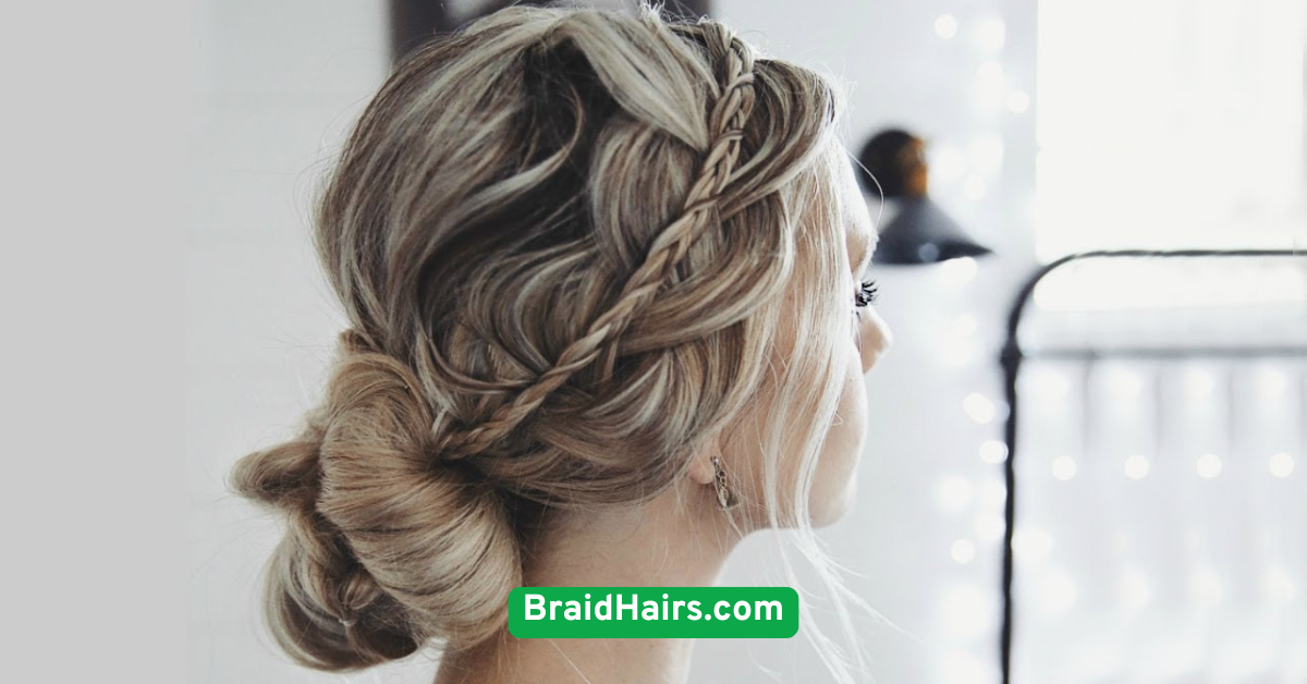 Messy Braided Bun