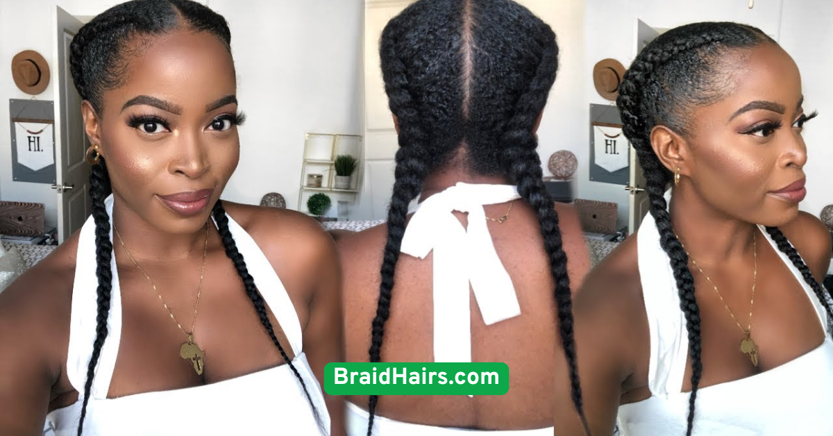 Boxer Braids (Double Dutch Braids)