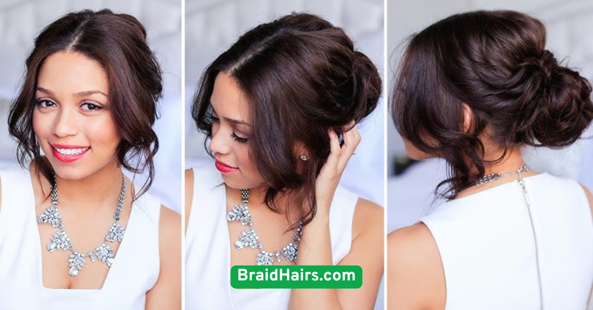 Braided Bun Updo