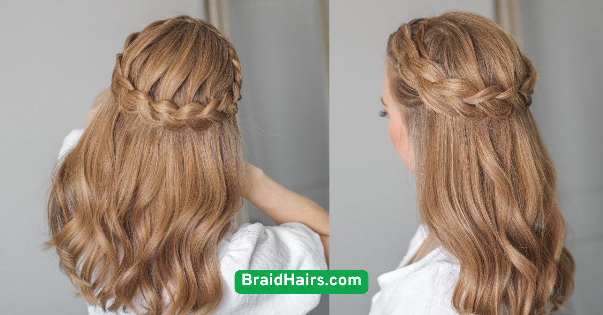 Half-Up Braided Style