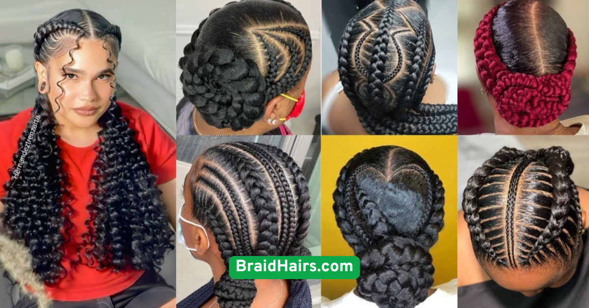 Cornrow Updo
